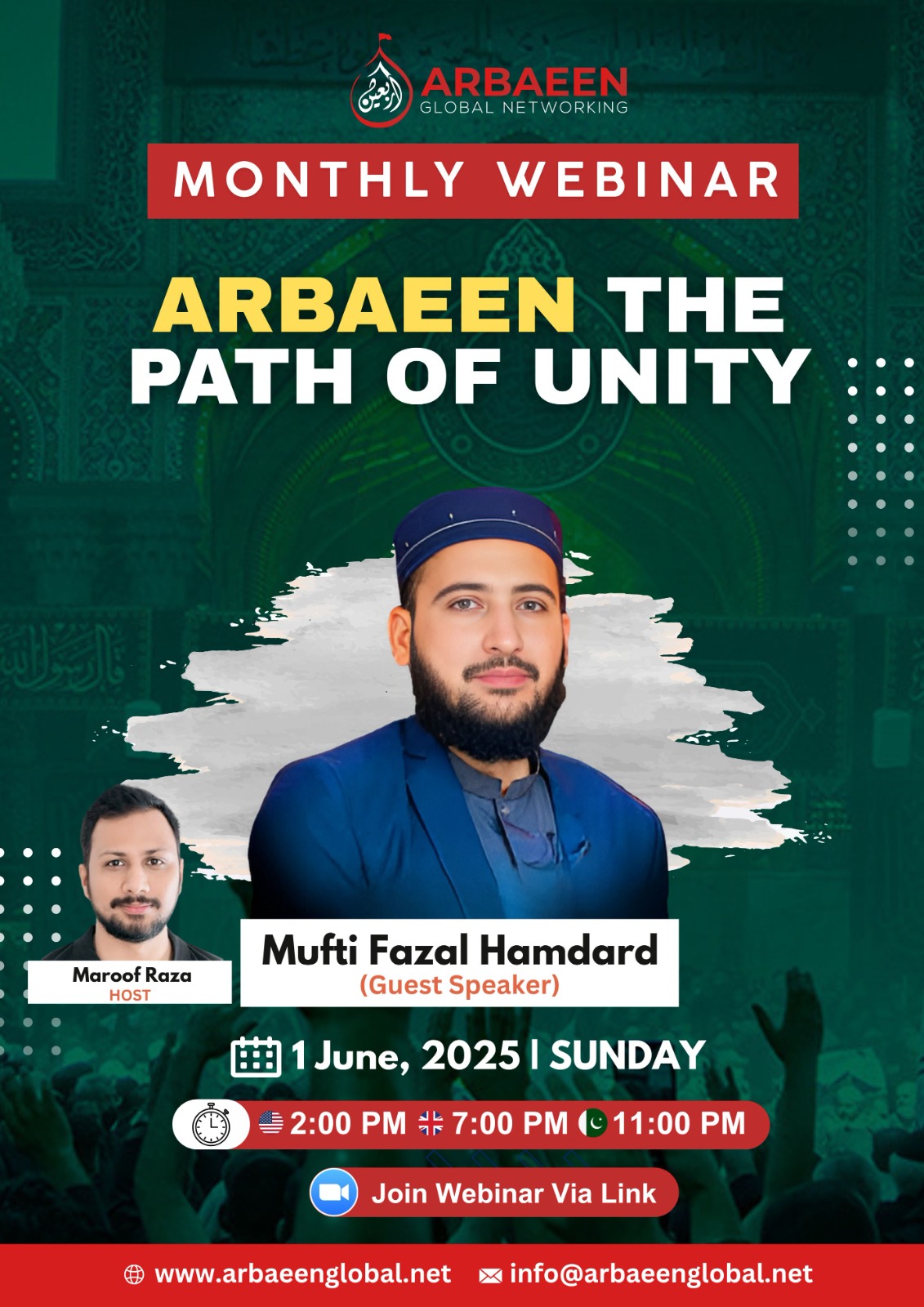 Monthly Webinar | Arbaeen The Path of Unity